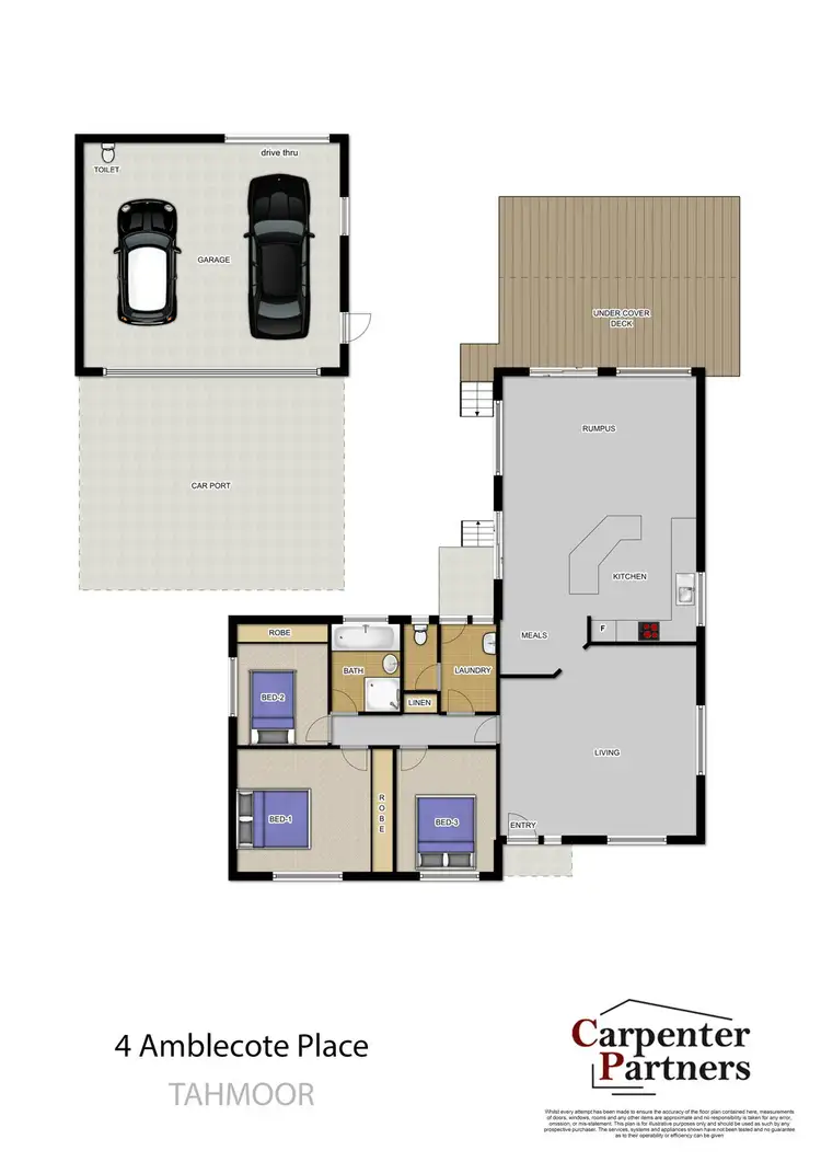 Floorplan of Homely house listing, 4 Amblecote Place, Tahmoor NSW 2573