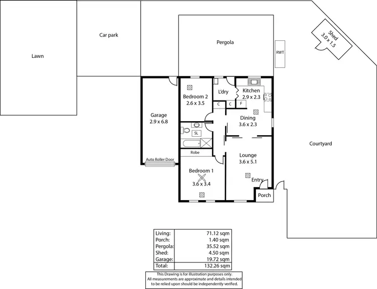 Floorplan of Homely house listing, 4/57 Valiant Road, Holden Hill SA 5088