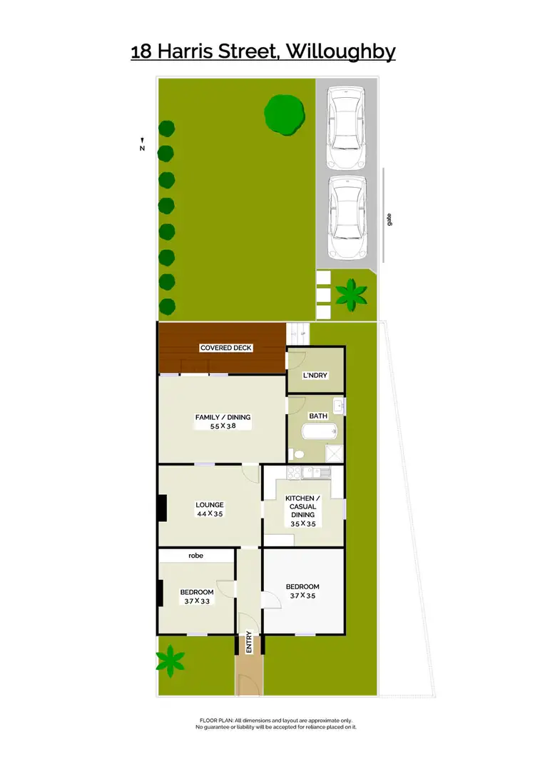 Floorplan of Homely house listing, 18 Harris Street, Willoughby NSW 2068