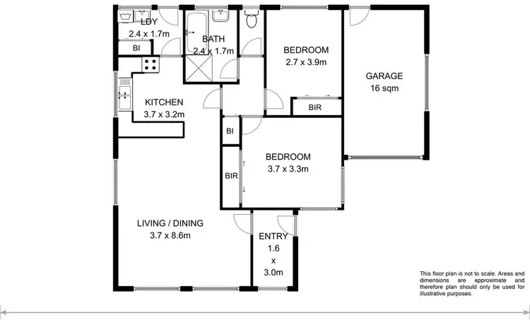 Floorplan of Homely house listing, 1/23 Barrett Street, Glenorchy TAS 7010