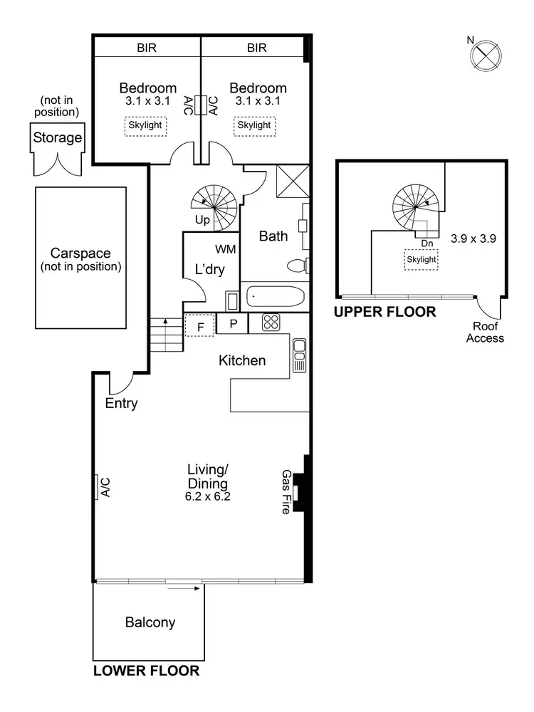 Floorplan of Homely apartment listing, 6/75 Epsom Road, Ascot Vale VIC 3032