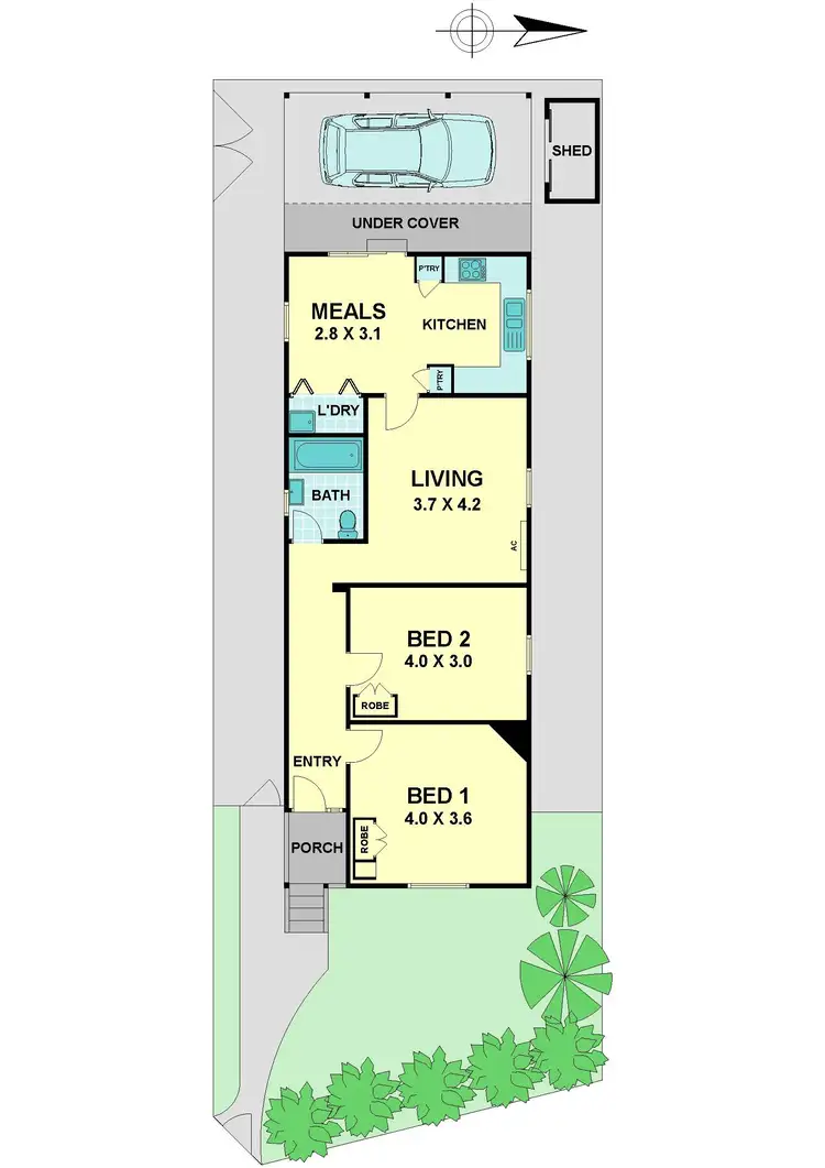 Floorplan of Homely house listing, 107 LINCOLN ROAD, Essendon VIC 3040