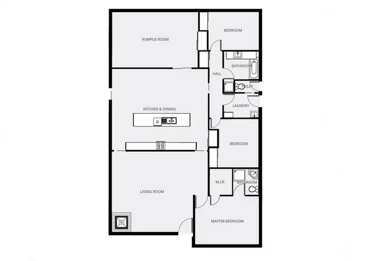 Floorplan of Homely rural property listing, 30 Little Manly Lane, Curlwaa NSW 2648