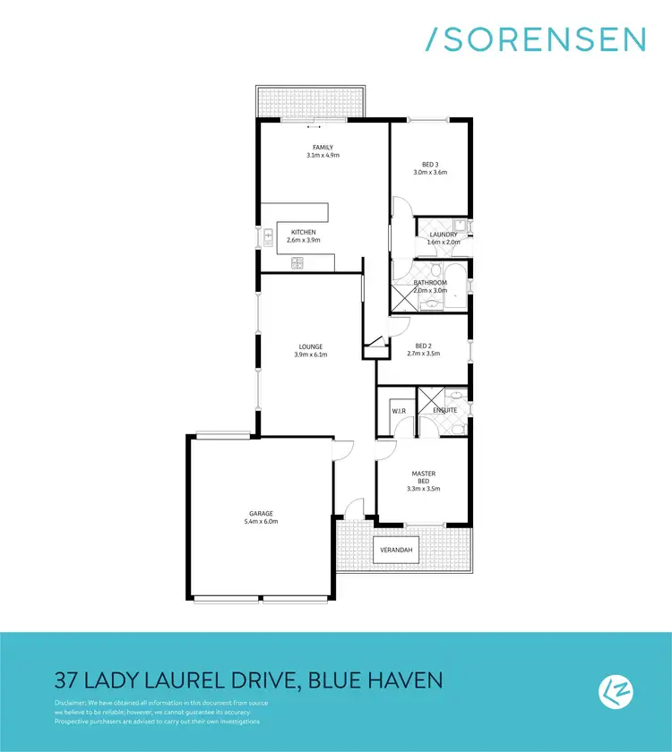 Floorplan of Homely house listing, 37 Lady Laurel Drive, Blue Haven NSW 2262