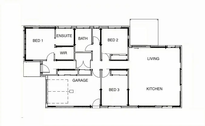 Floorplan of Homely house listing, 33A Pallett Street, Golden Square VIC 3555