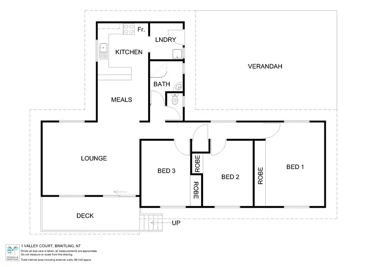 Floorplan of Homely house listing, 1 VALLEY COURT, Braitling NT 870