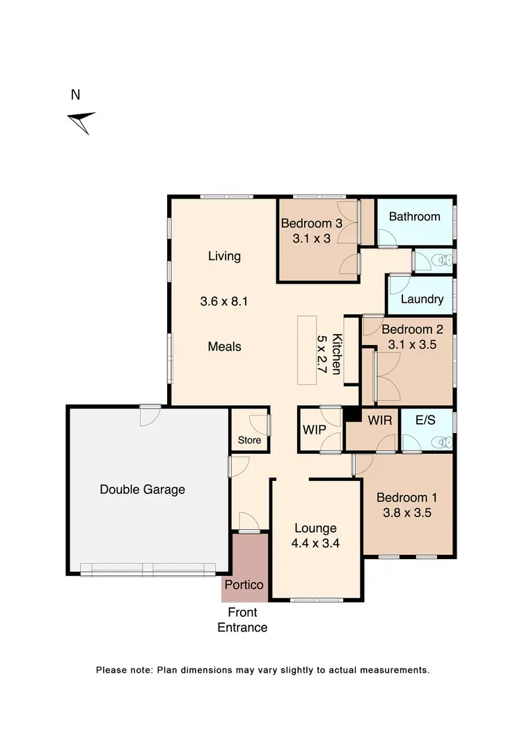 Floorplan of Homely house listing, 45 Clunes Road, Creswick VIC 3363