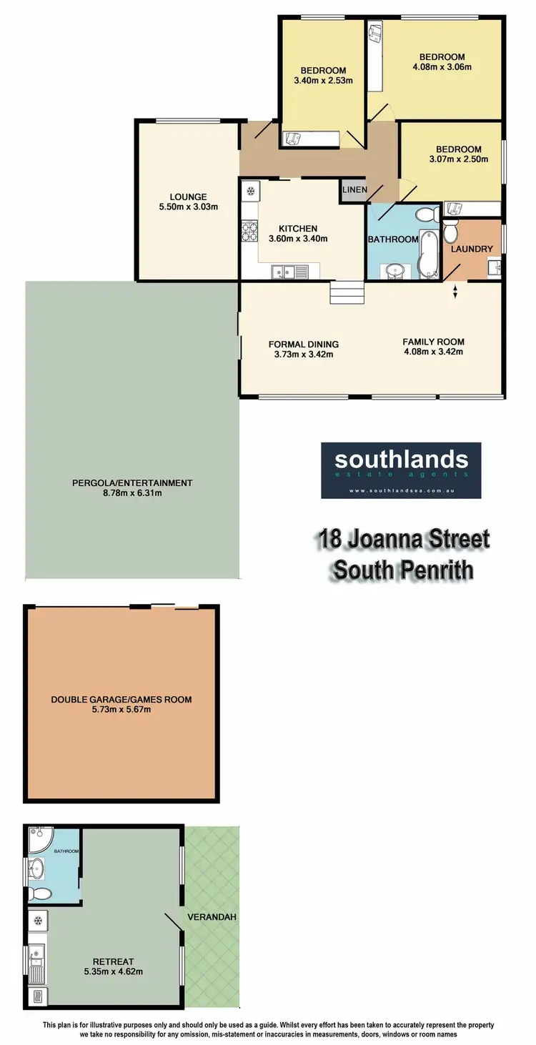 Floorplan of Homely house listing, 18 Joanna Street, South Penrith NSW 2750