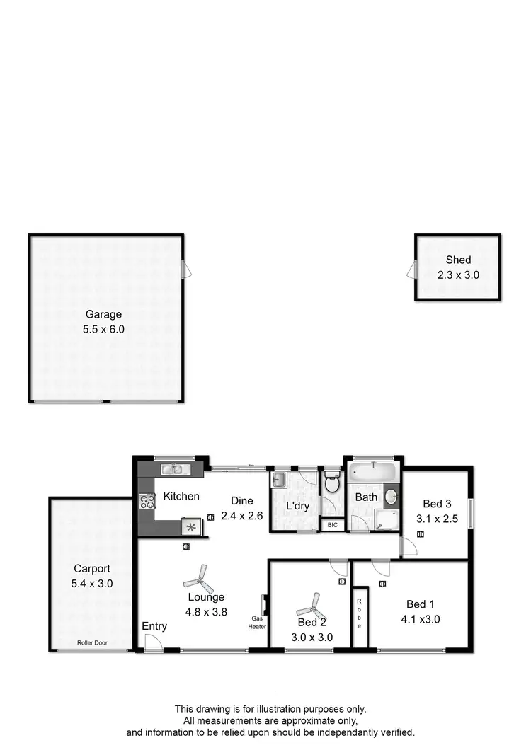 Floorplan of Homely house listing, 99 LANDER ROAD, Trott Park SA 5158