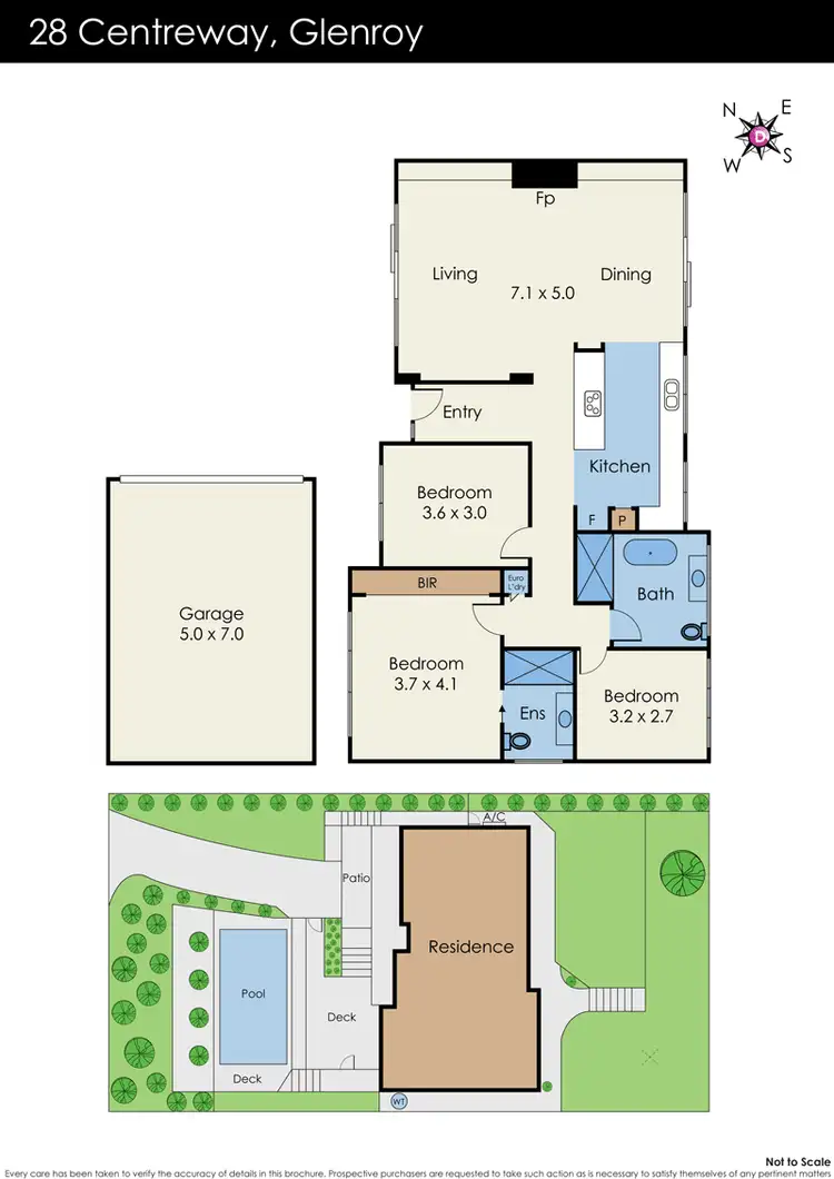 Floorplan of Homely house listing, 28 Centre Way, Glenroy VIC 3046