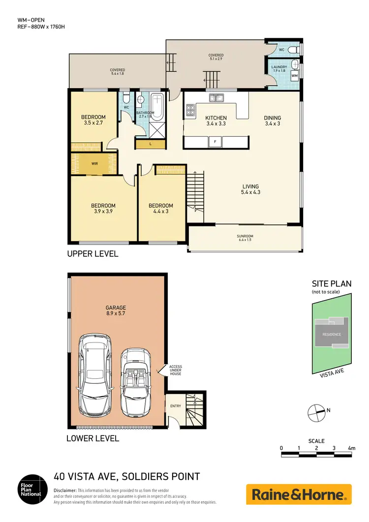 Floorplan of Homely house listing, 40 Vista Avenue, Soldiers Point NSW 2317