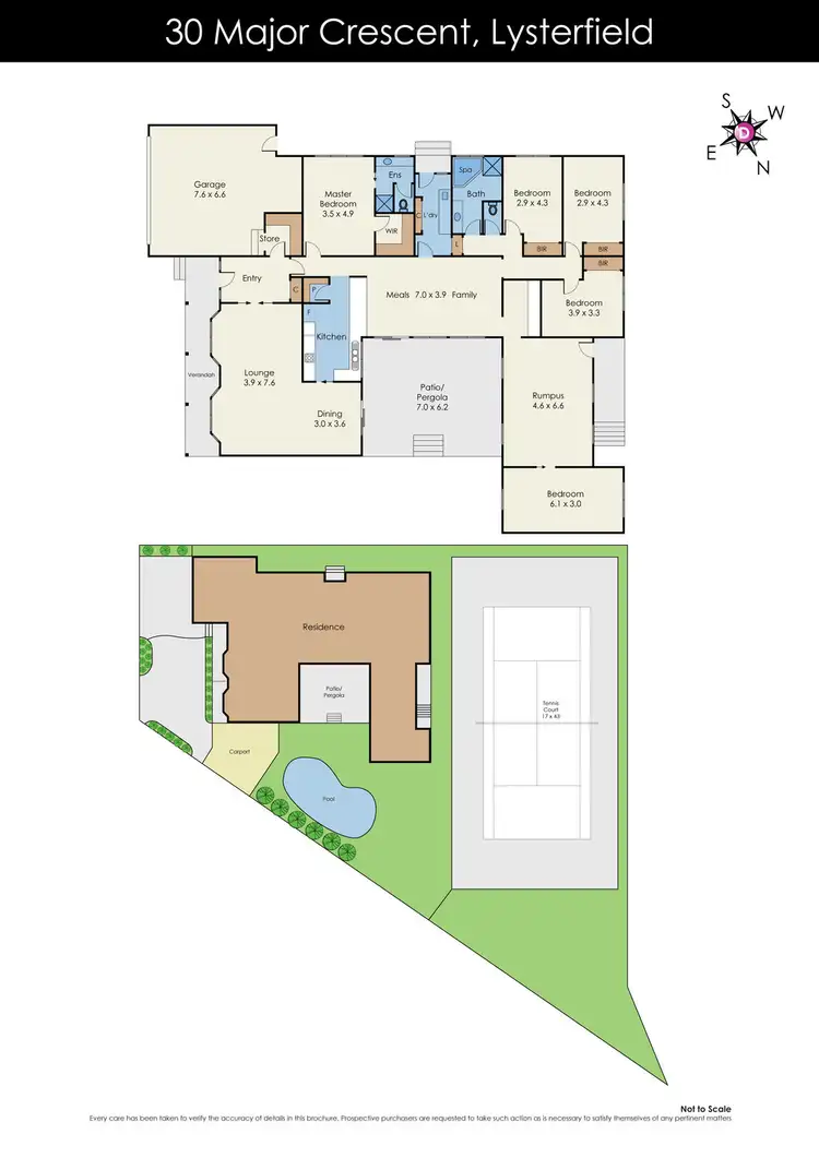 Floorplan of Homely house listing, 30 Major Crescent, Lysterfield VIC 3156