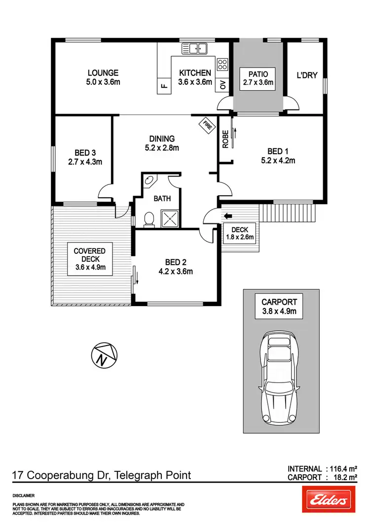 Floorplan of Homely house listing, 17 Cooperabung Drive, Telegraph Point NSW 2441