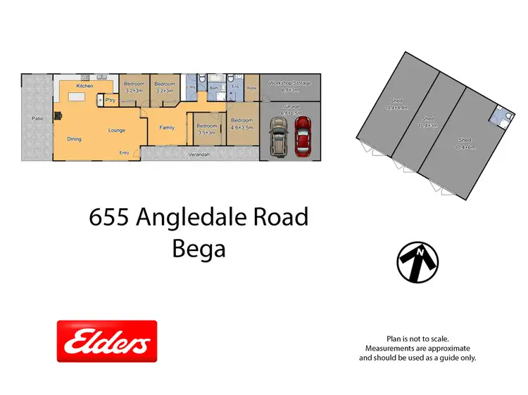 Floorplan of Homely rural property listing, 631 Angledale Rd, Bega NSW 2550