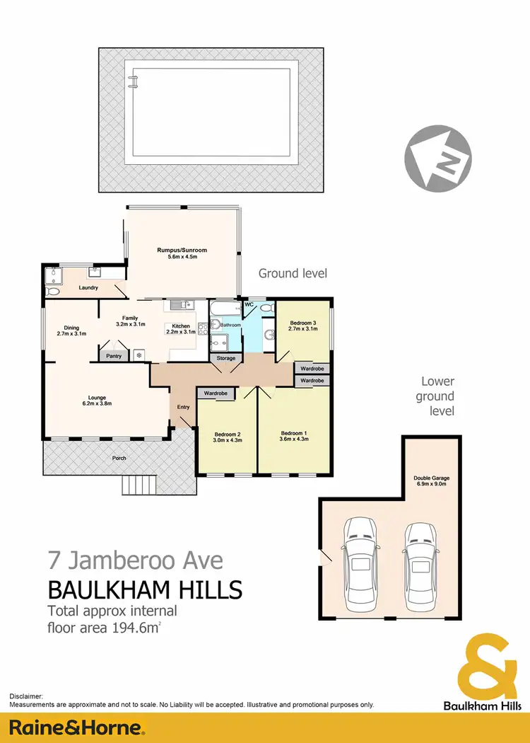 Floorplan of Homely house listing, 7 Jamberoo Avenue, Baulkham Hills NSW 2153