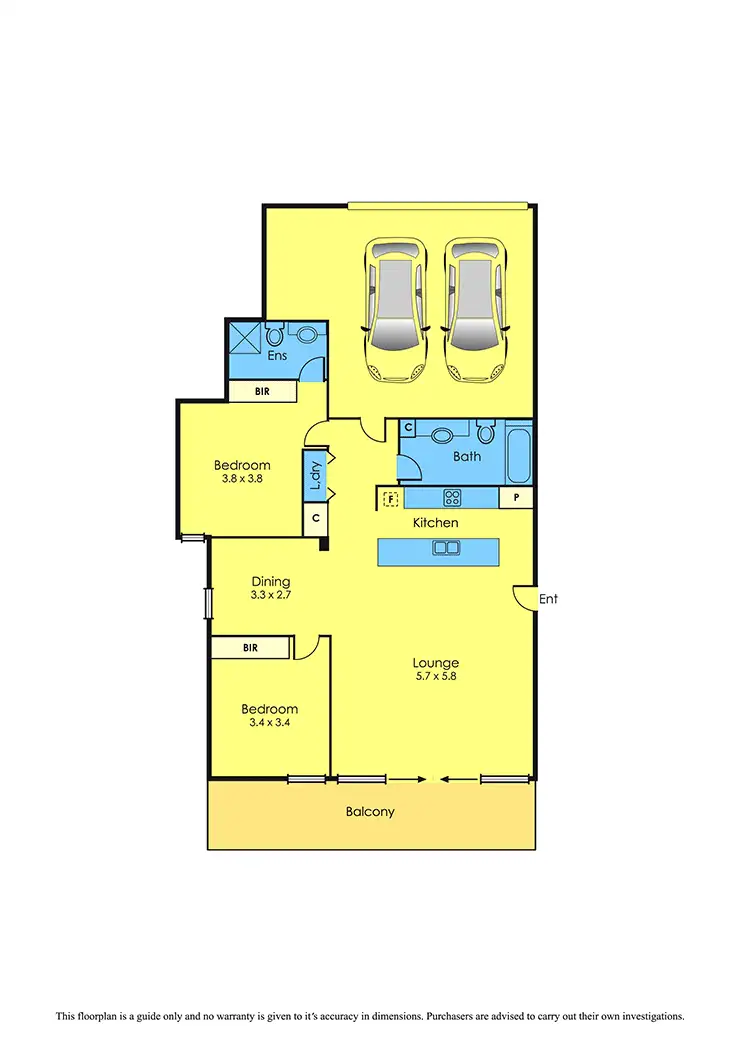 Floorplan of Homely townhouse listing, 2 Magnolia Path, Maidstone VIC 3012