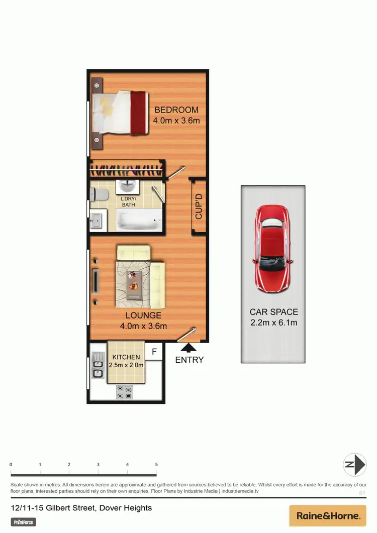 Floorplan of Homely apartment listing, 12/11-15 Gilbert Street, Dover Heights NSW 2030