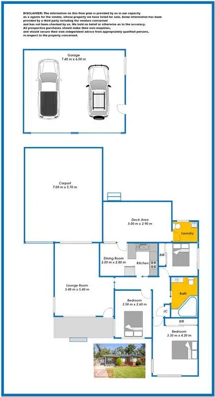 Floorplan of Homely house listing, 135 Richmond Road, Cambridge Park NSW 2747
