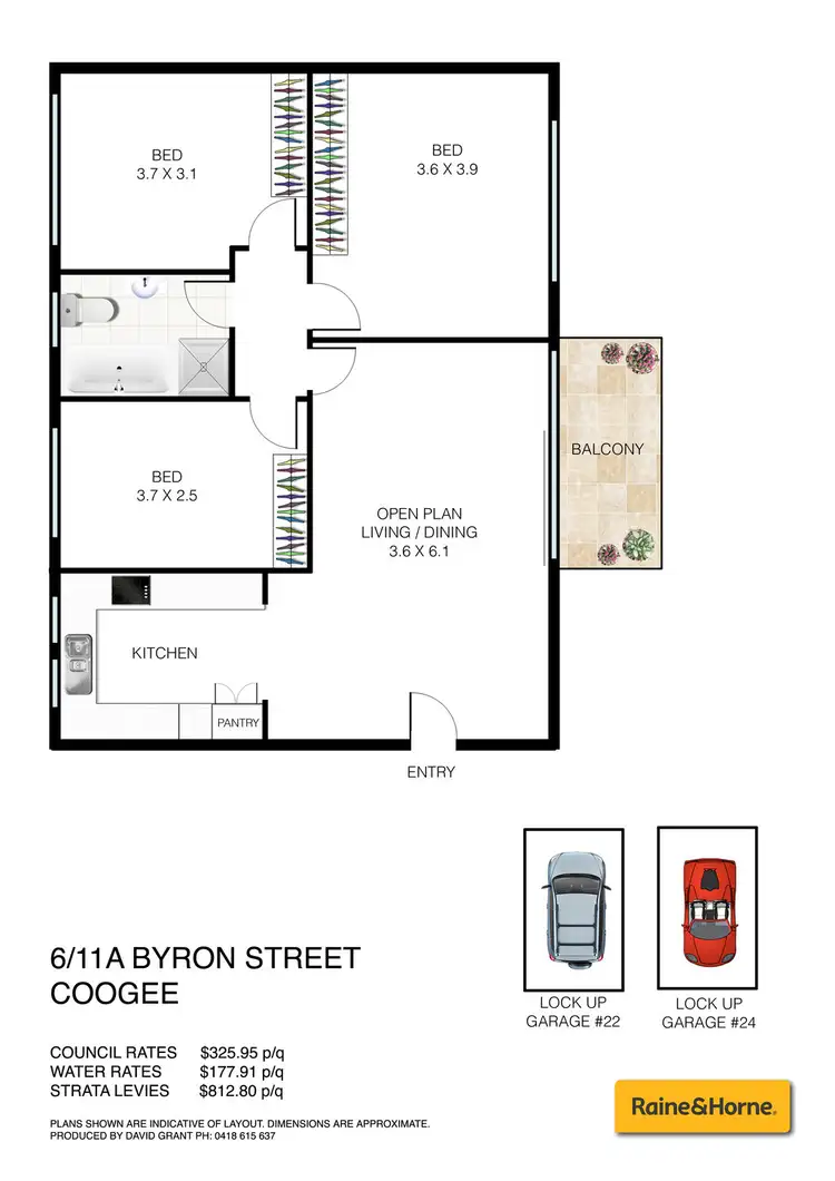 Floorplan of Homely apartment listing, 6/11A Byron Street, Coogee NSW 2034