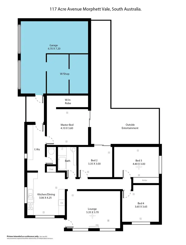 Floorplan of Homely house listing, 117 Acre Avenue, Morphett Vale SA 5162