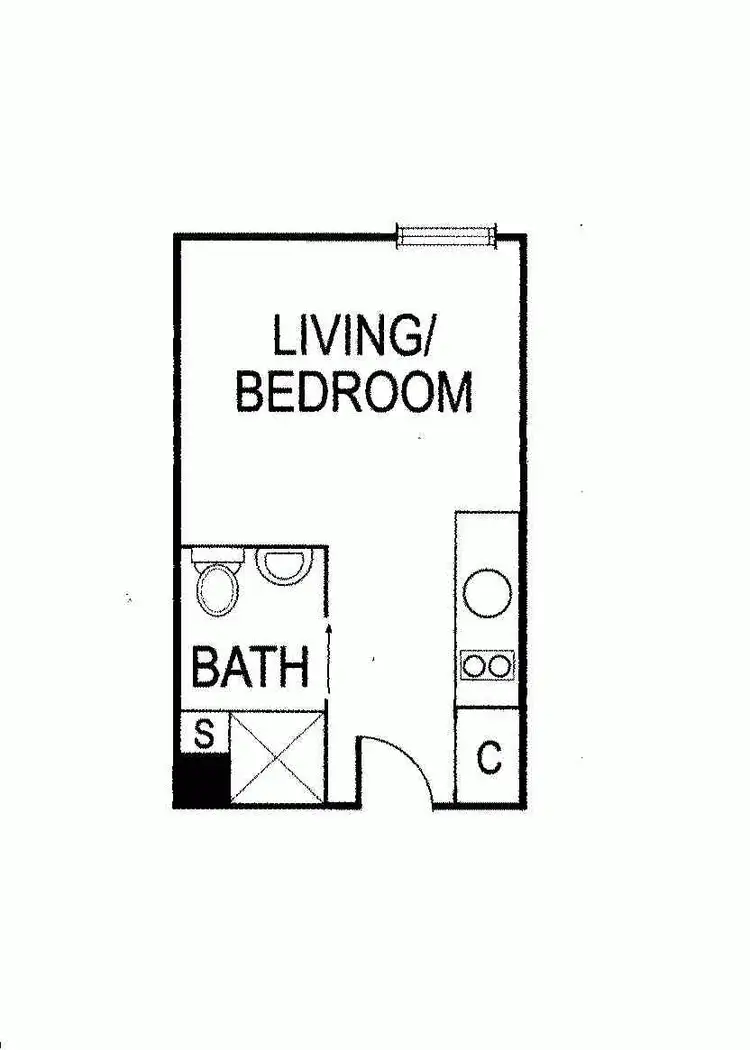 Floorplan of Homely apartment listing, 307/1 Queens Avenue, Hawthorn VIC 3122