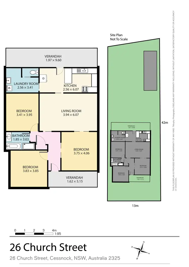 Floorplan of Homely house listing, 26 Church Street, Cessnock NSW 2325