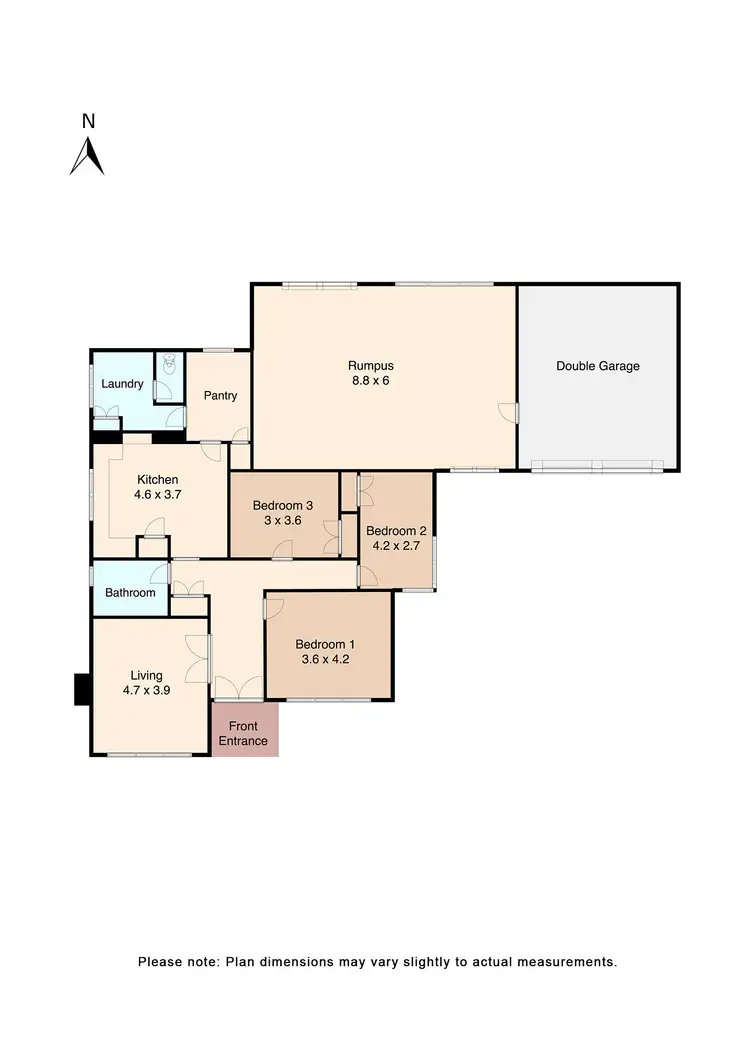 Floorplan of Homely house listing, 1180 Glenelg Highway, Nintingbool VIC 3351