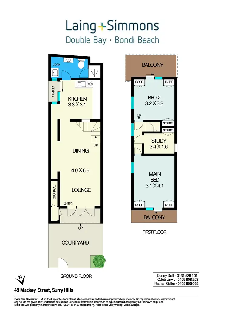 Floorplan of Homely house listing, 43 Mackey Street, Surry Hills NSW 2010