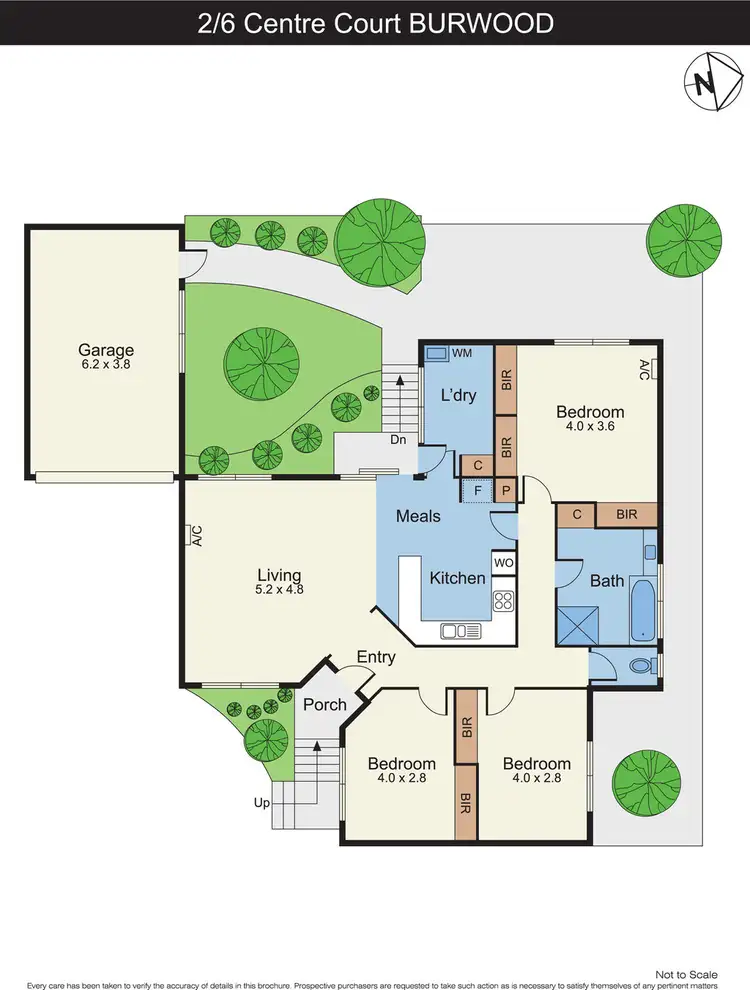 Floorplan of Homely unit listing, 2/6 Centre Court, Burwood VIC 3125