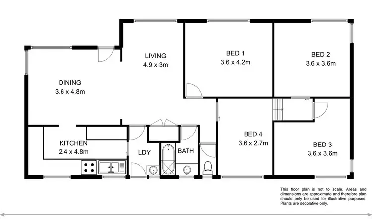 Floorplan of Homely house listing, 10 Garfield Road, Glenorchy TAS 7010