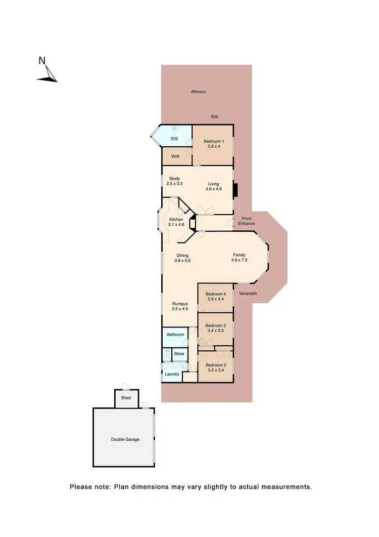 Floorplan of Homely house listing, 40 Kelly's Lane, Sulky VIC 3352