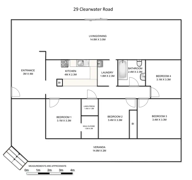 Floorplan of Homely house listing, 29 Clearview Road, Coutts Crossing NSW 2460