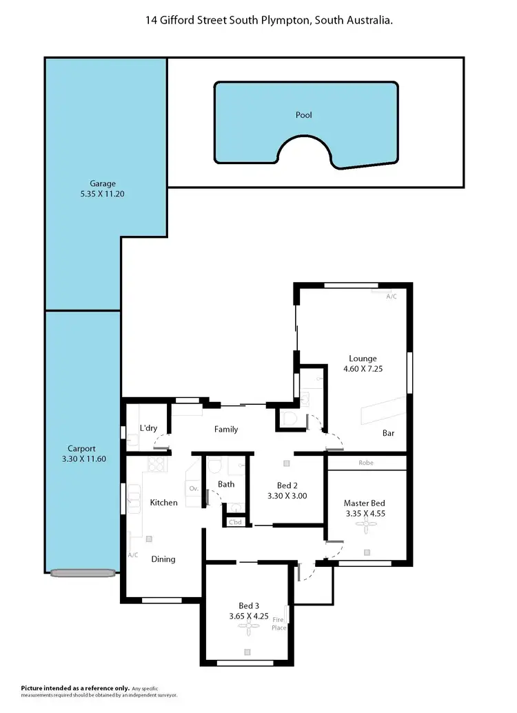 Floorplan of Homely house listing, 14 Gifford Street, South Plympton SA 5038