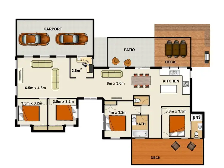 Floorplan of Homely house listing, 20 Evergreen Avenue, Loganlea QLD 4131