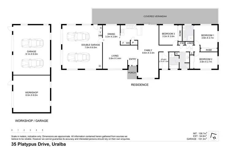 Floorplan of Homely rural property listing, 35 Platypus Drive, Uralba NSW 2477