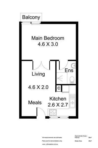 Floorplan of Homely apartment listing, 605/130a Mounts Bay Road, Perth WA 6000