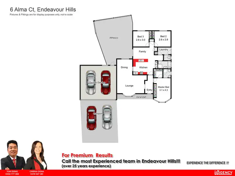 Floorplan of Homely house listing, 6 Alma Court, Endeavour Hills VIC 3802