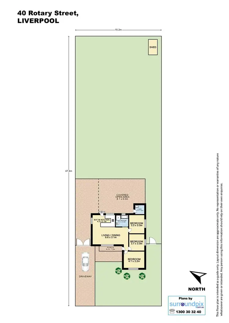 Floorplan of Homely house listing, 40 Rotary Street, Liverpool NSW 2170