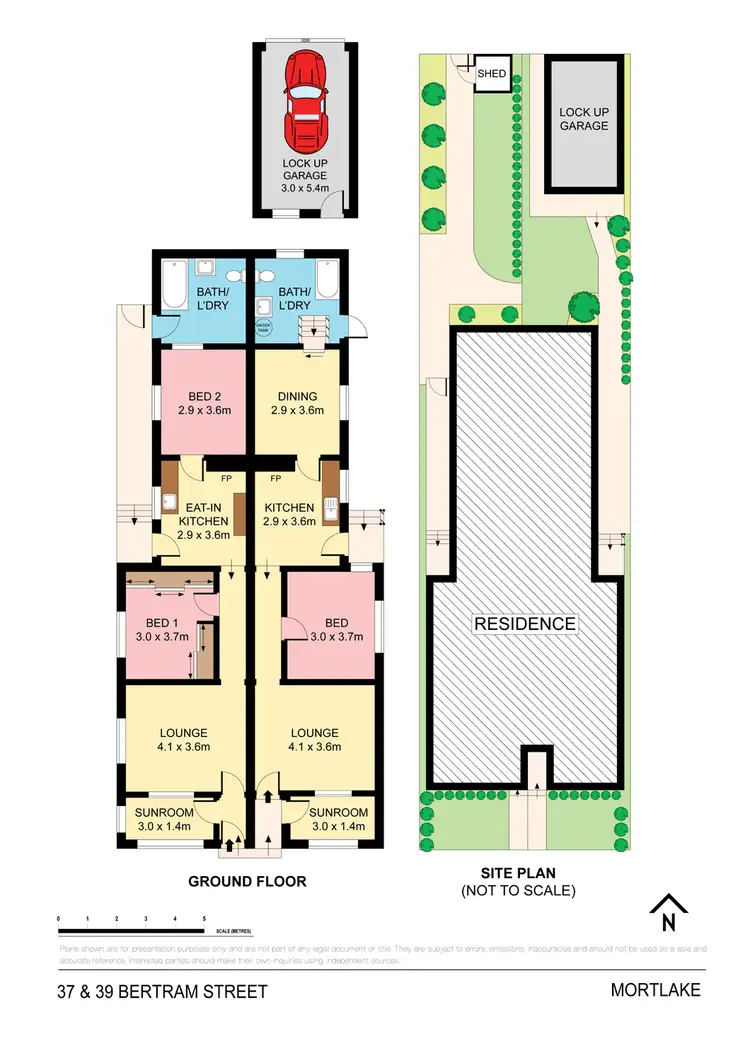 Floorplan of Homely house listing, 37-39 Bertram Street, Mortlake NSW 2137