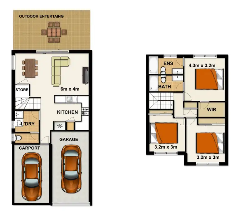 Floorplan of Homely townhouse listing, Address available on request
