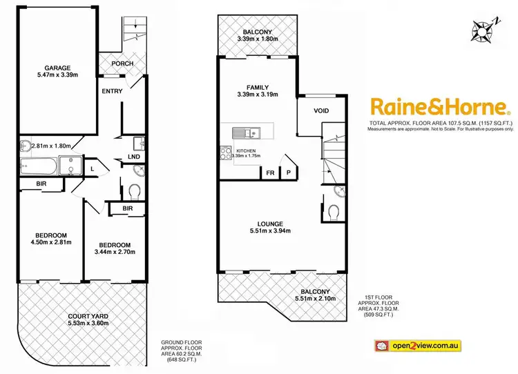 Floorplan of Homely townhouse listing, 1/1 Sandy Place, Long Beach NSW 2536