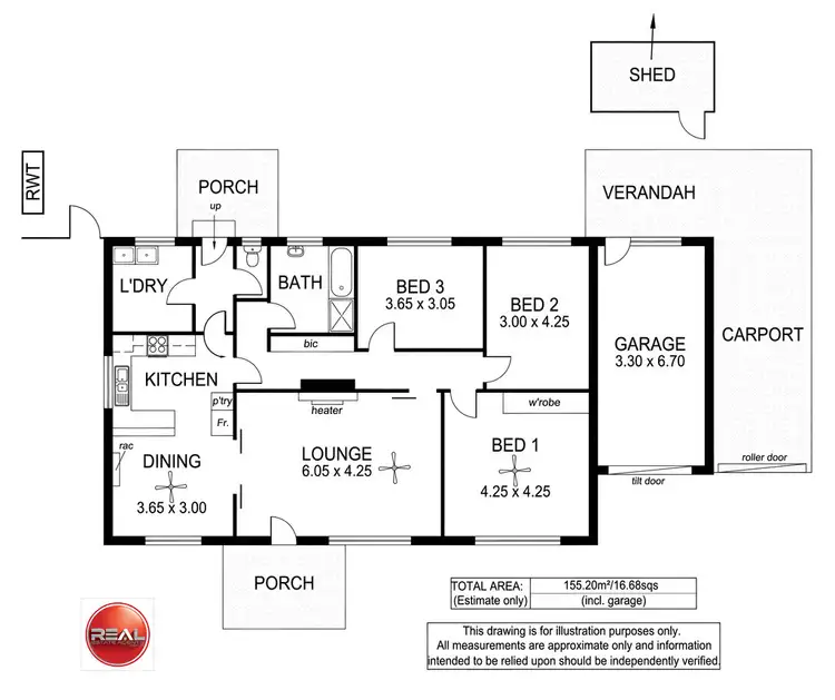 Floorplan of Homely house listing, 7 Nickels Avenue, Park Holme SA 5043