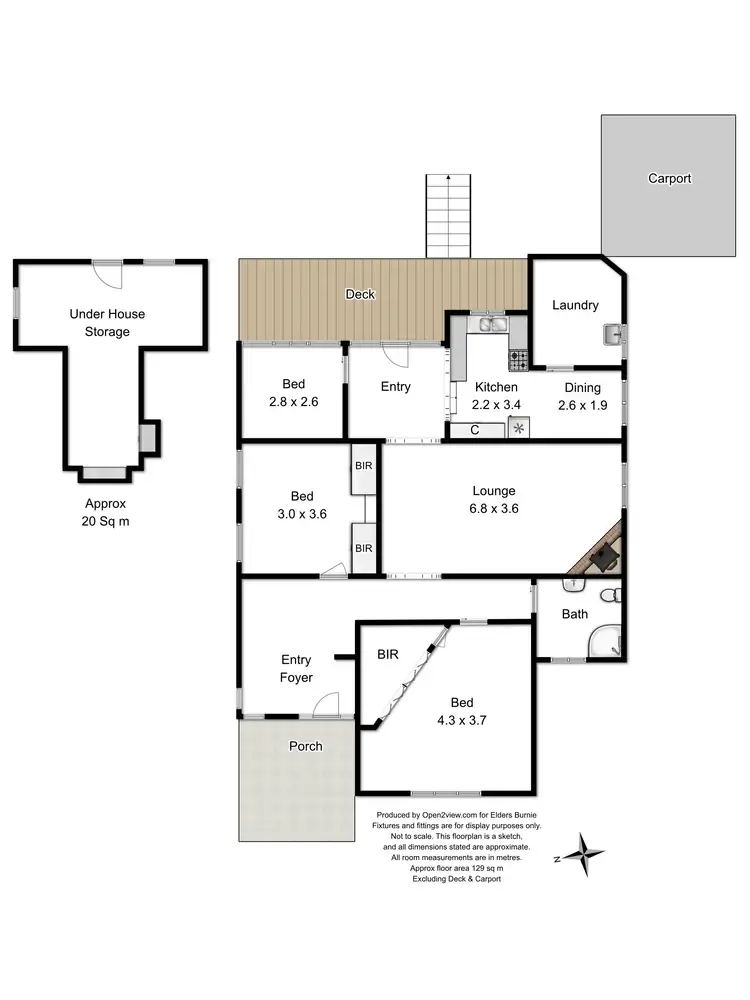Floorplan of Homely house listing, 25 Collins Street, Brooklyn TAS 7320