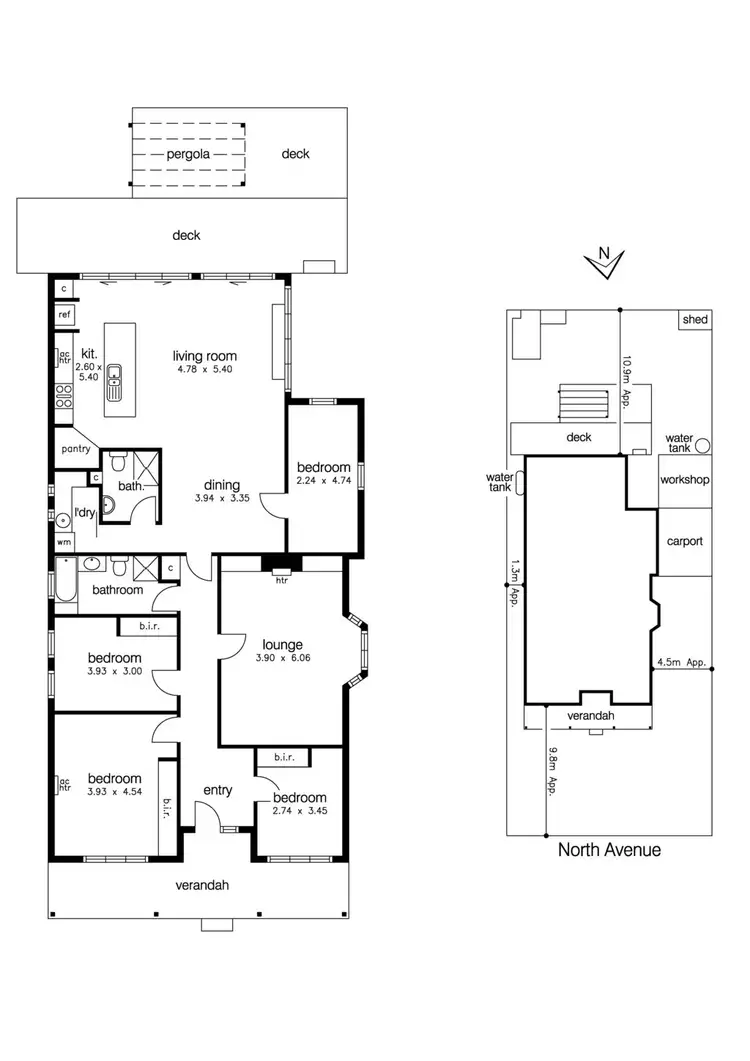 Floorplan of Homely house listing, 17 North Avenue, Altona Meadows VIC 3028