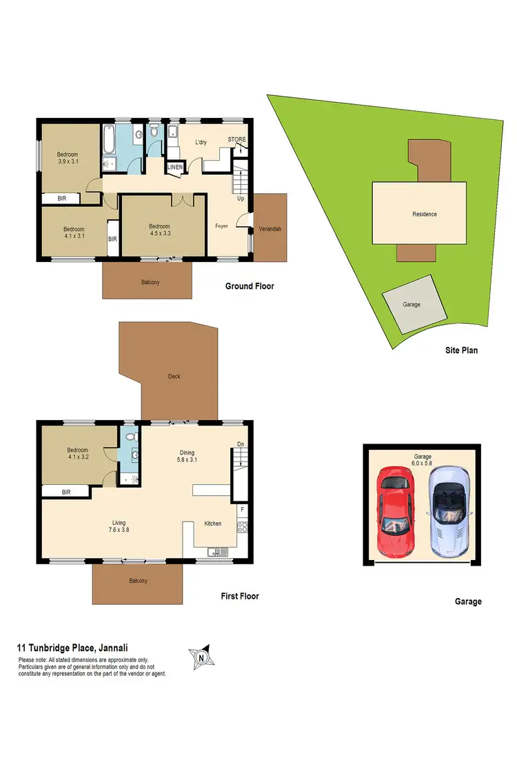 Floorplan of Homely house listing, 11 Tunbridge Place, Jannali NSW 2226