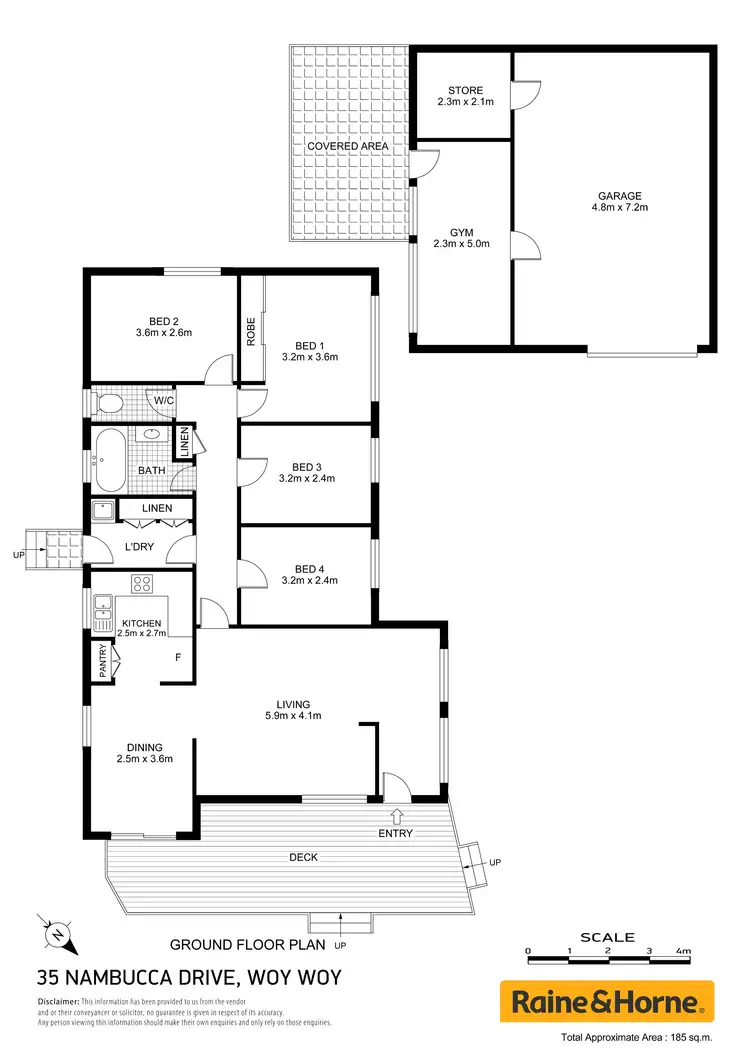 Floorplan of Homely house listing, 35 Nambucca Drive, Woy Woy NSW 2256
