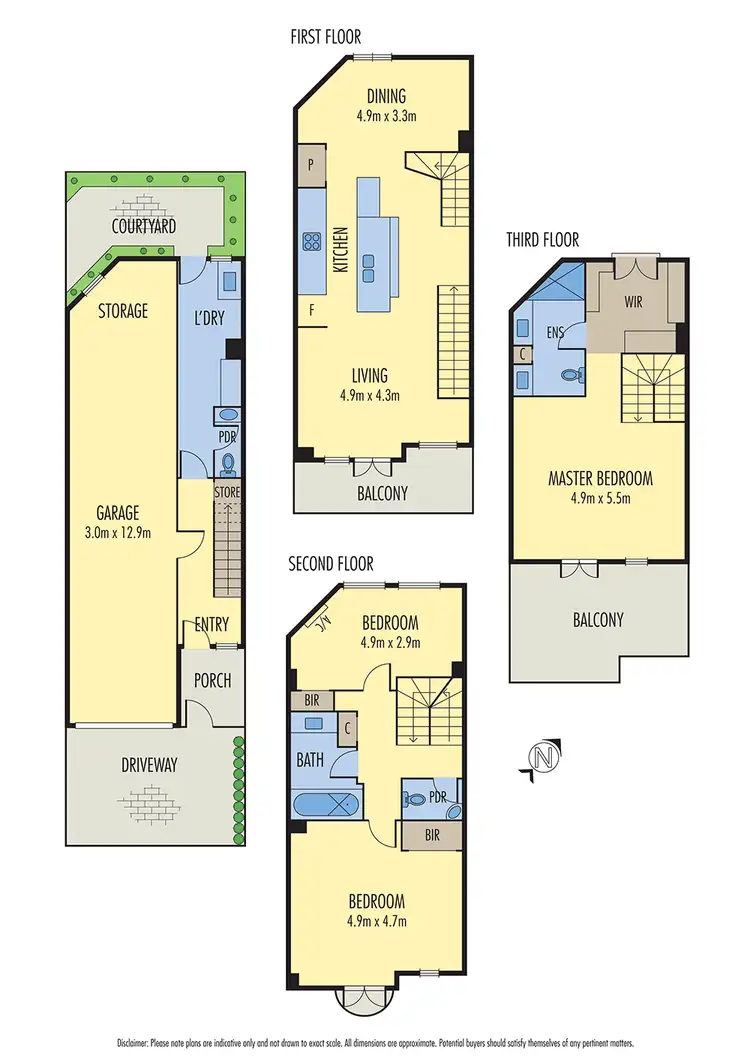 Floorplan of Homely house listing, 4a Gatehouse Lane, Albert Park VIC 3206