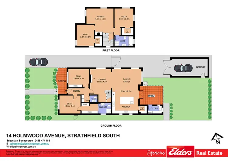 Floorplan of Homely house listing, 14 Holmwood Avenue, Strathfield South NSW 2136