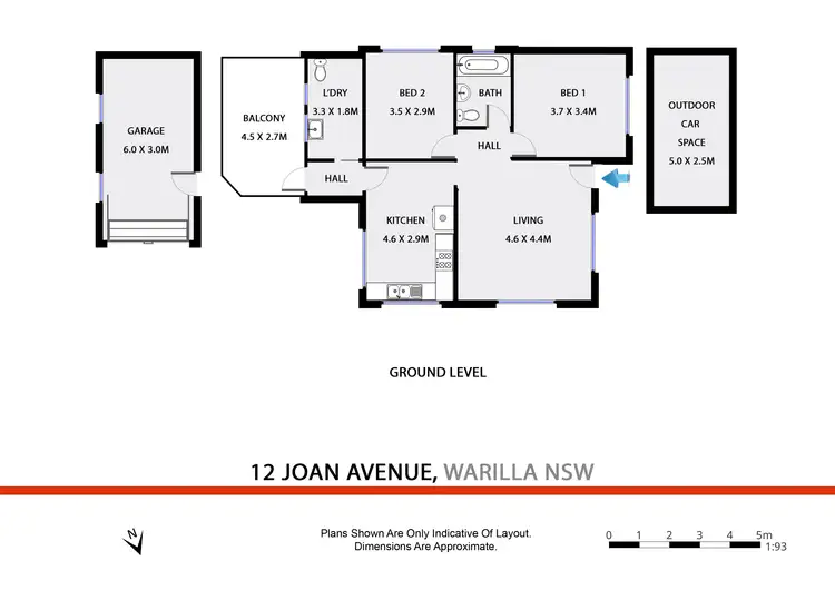 Floorplan of Homely house listing, 12 Joan Avenue, Warilla NSW 2528