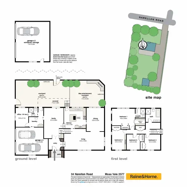 Floorplan of Homely house listing, 34 Narellan Road, Moss Vale NSW 2577